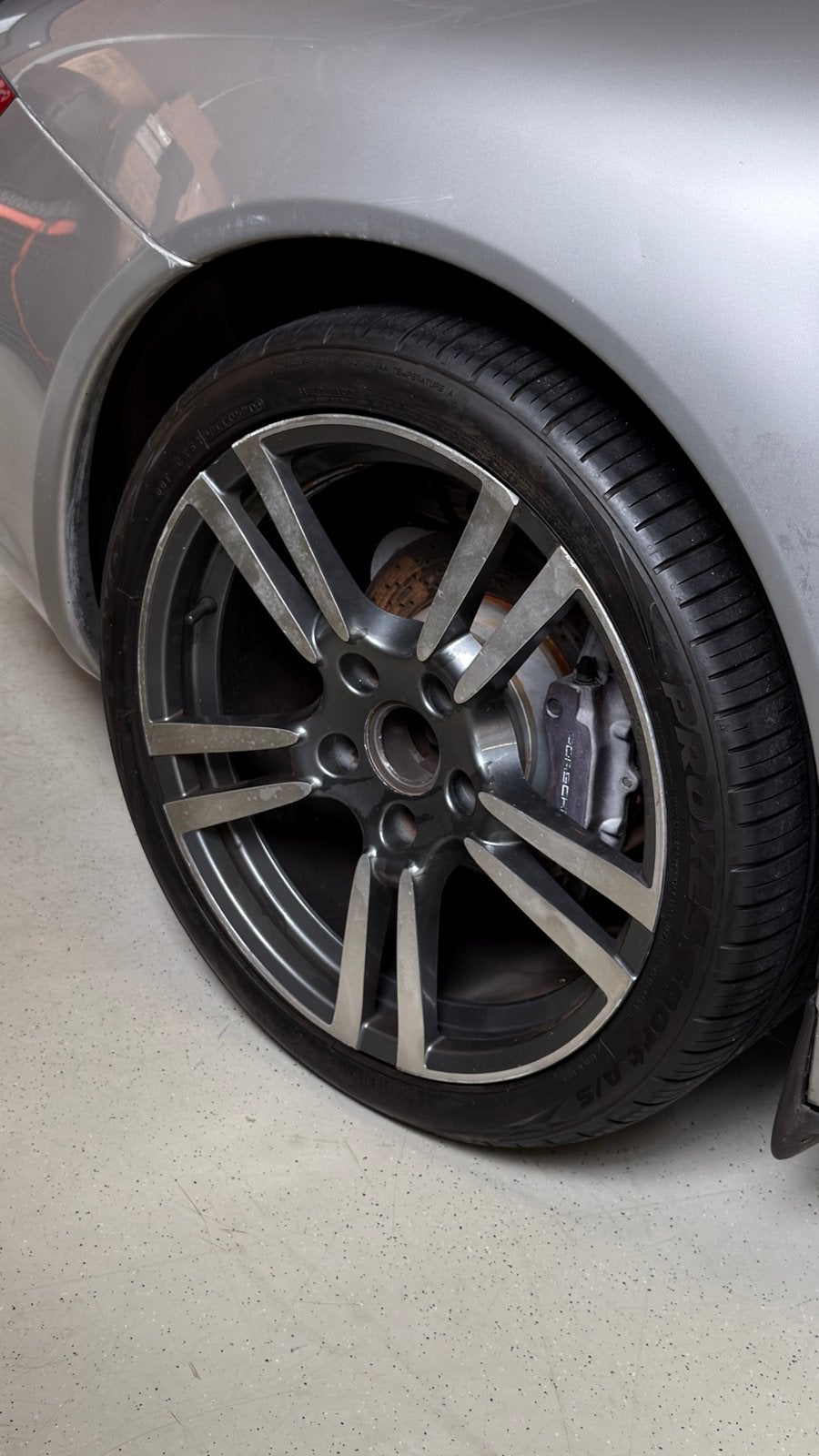 Porsche Panamera Turbo II OEM wielset 19 inch velgen 911, Auto-onderdelen, 19 inch, Gebruikt, Velg(en), Ophalen of Verzenden