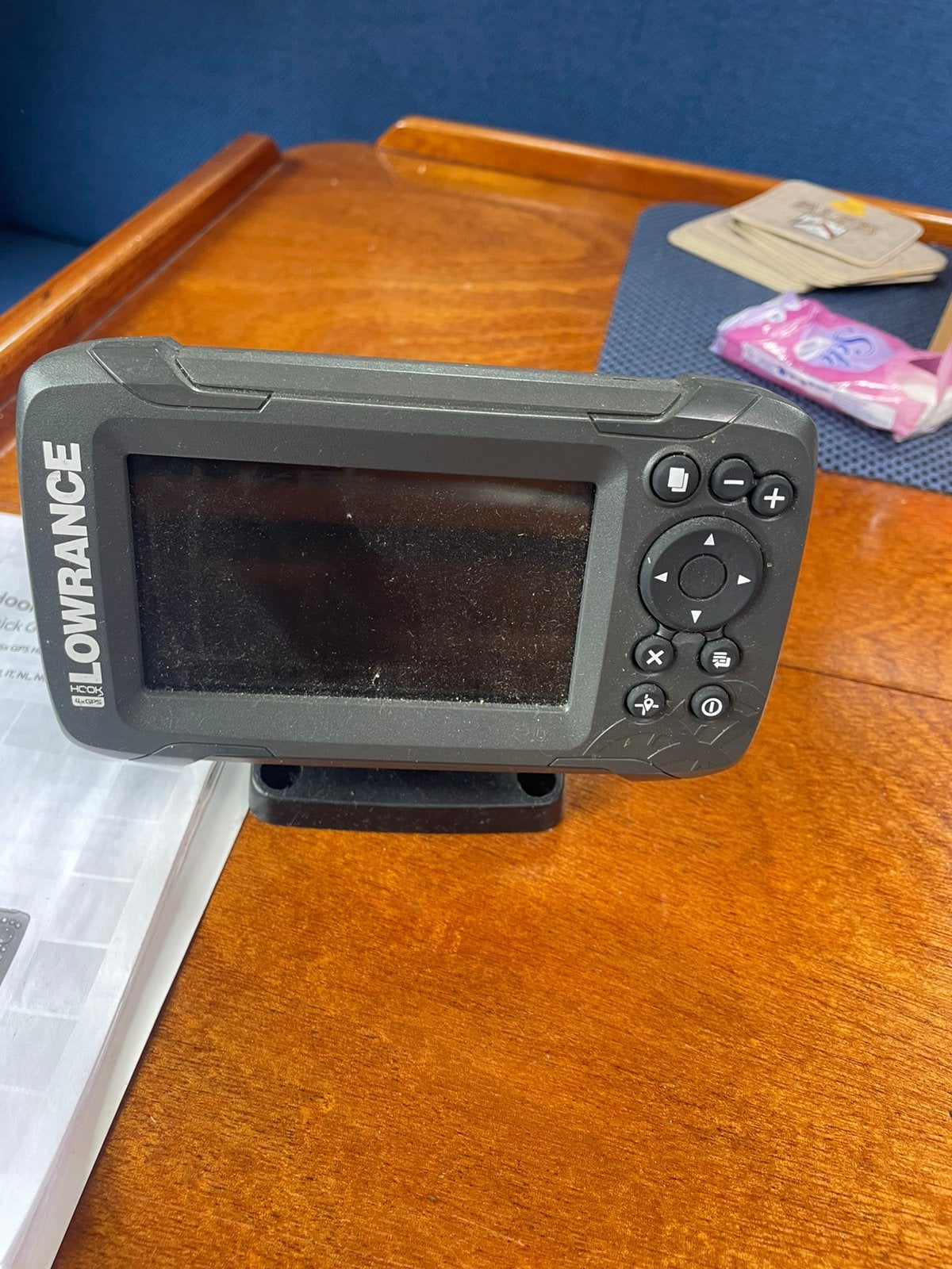 lowrance fishfinder, Ophalen of Verzenden, Gebruikt, Kaartplotter of Fish Finder