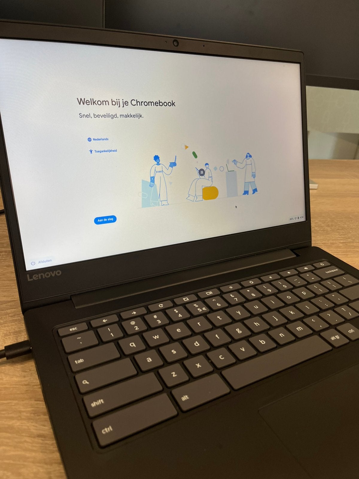 Lenovo Chromebook S330 – 64GB, incl. oplader, Computers en Software, Chromebooks, Ophalen, 14 inch, 4 GB of minder, 64 GB