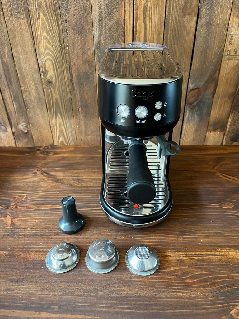 SAGE BAMBINO (black) espressomachine, Witgoed en Apparatuur, Koffiezetapparaten, Ophalen of Verzenden, Zo goed als nieuw, Espresso apparaat