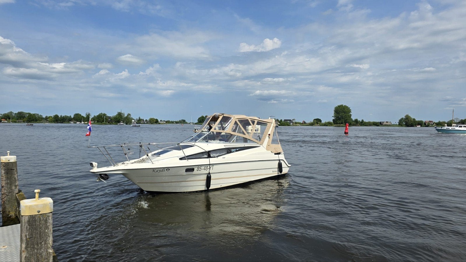 Bayliner 2655 met achterin loop makkelijk, Ophalen, Gebruikt