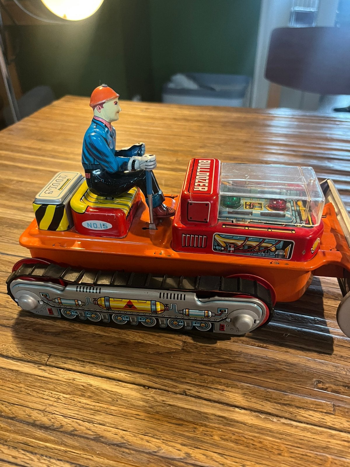 Magic action bulldozer TN made in japan, Antiek en Kunst, Ophalen of Verzenden