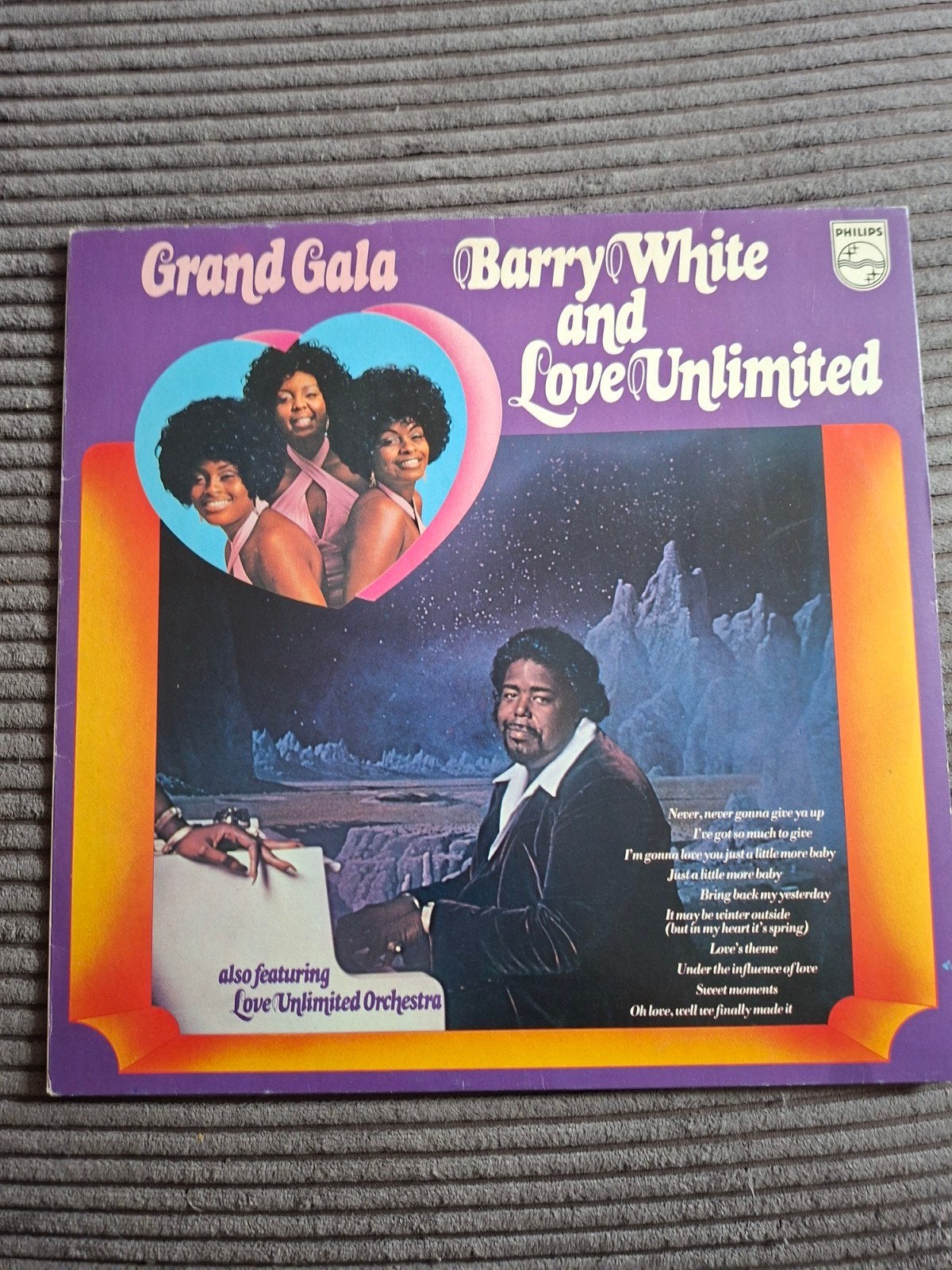 Barry White & Love Unlimited Orchestra - Grand Gala LP, Cd's en Dvd's, Vinyl | Pop, Ophalen, LP, Gebruikt, Pop