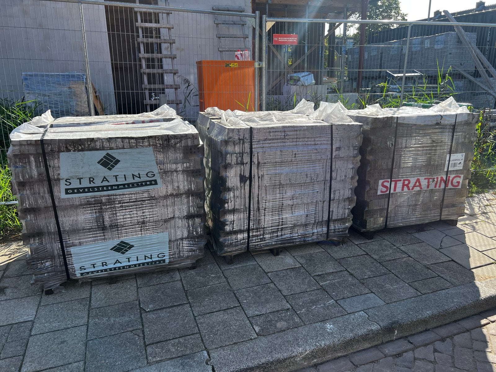 3500 vuilwerk metselstenen op 6 pallets, Ophalen of Verzenden, Gebruikt, Bakstenen