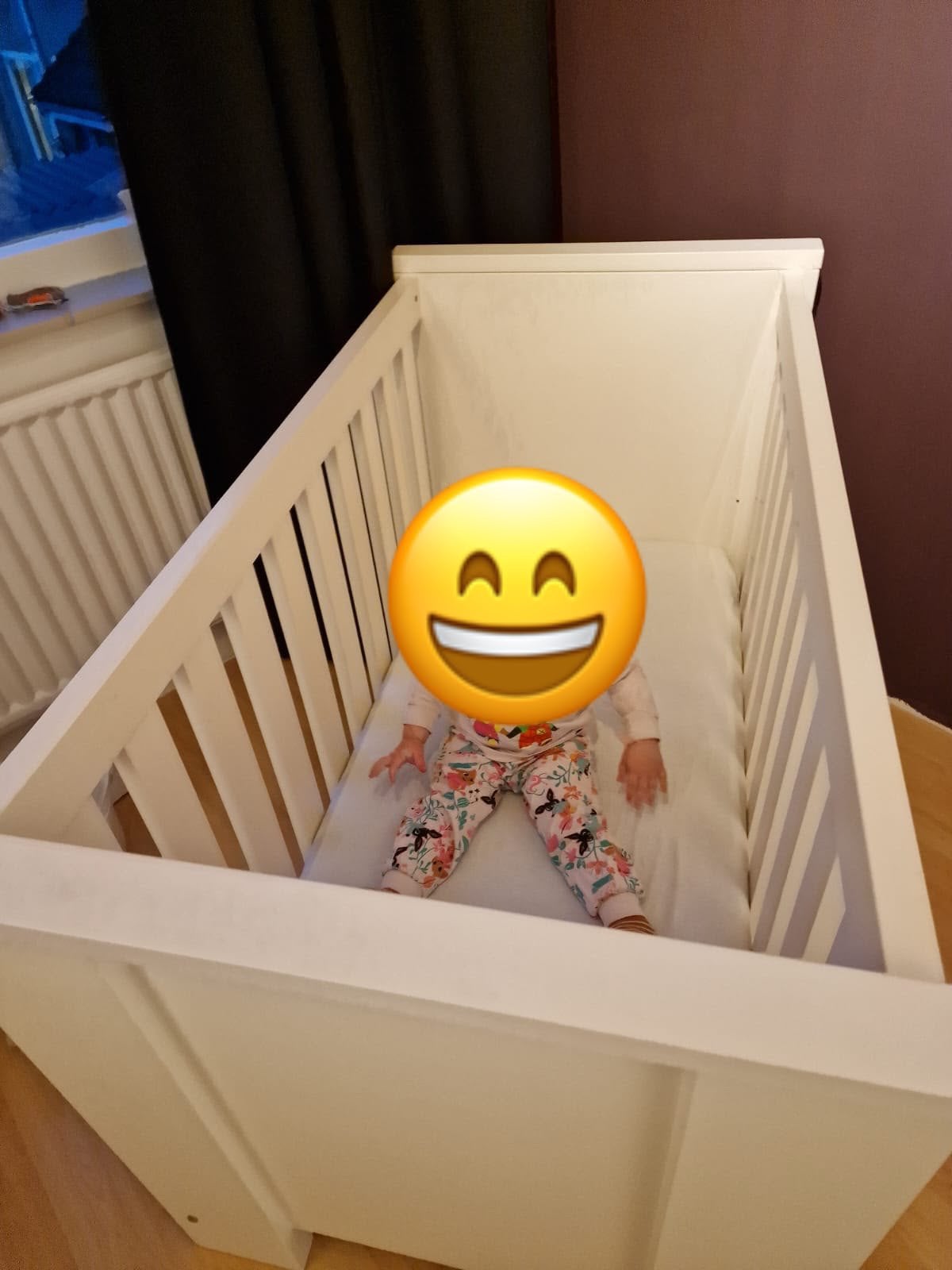 Witte ledikant te koop, Ophalen, Gebruikt, Jongetje of Meisje