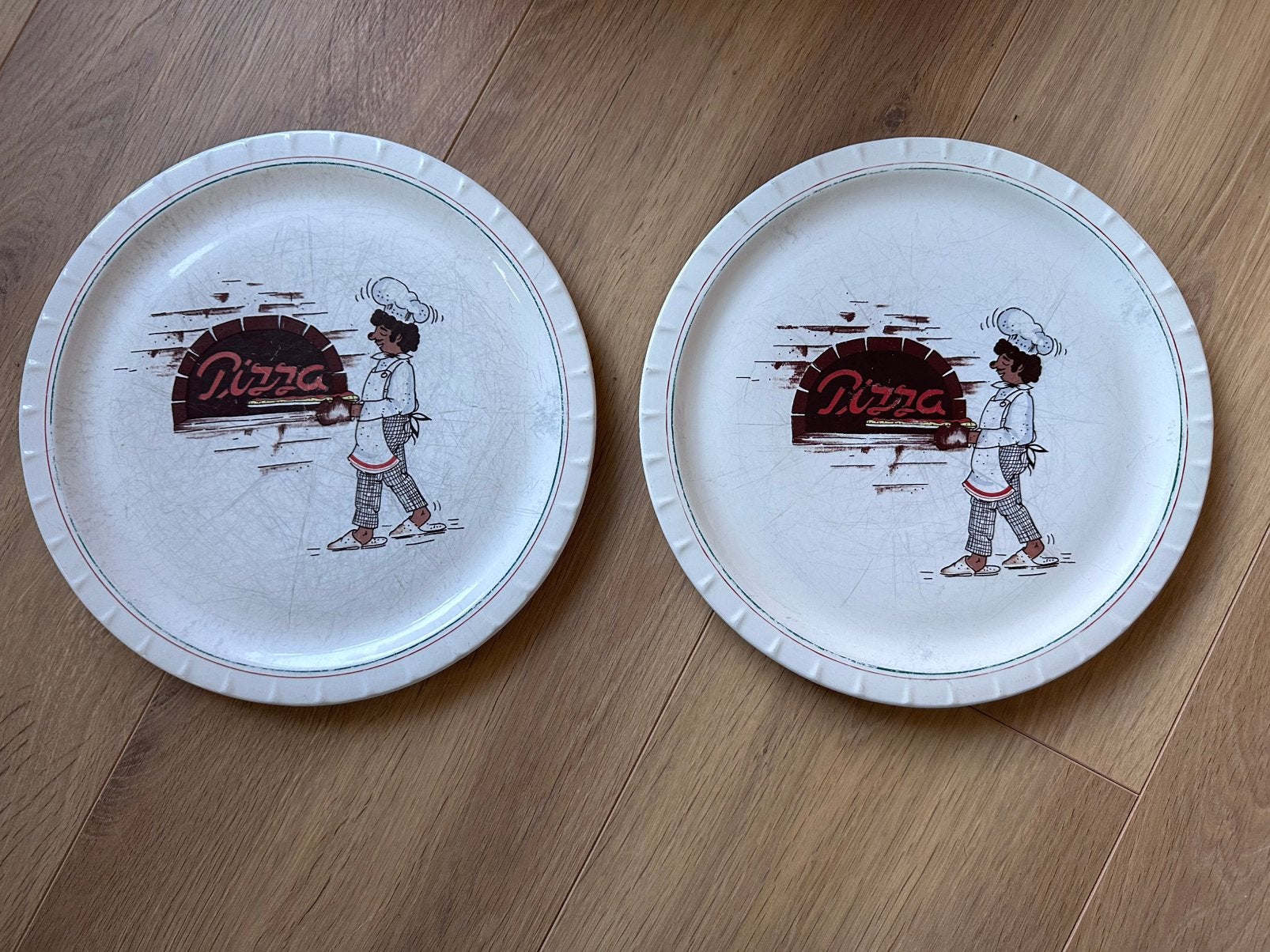 2 Pizzaborden, Ophalen, Gebruikt, Overige materialen, Overige stijlen