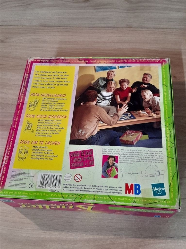 Knetter een te gek spel - s5360, Hobby en Vrije tijd, Gezelschapsspellen | Bordspellen, Verzenden, Zo goed als nieuw