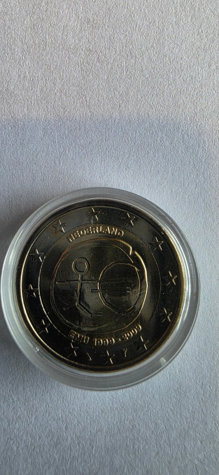 2 Euro munt Nederland EMU 1999-2009 UNC, Ophalen of Verzenden, Euro's, Losse munt
