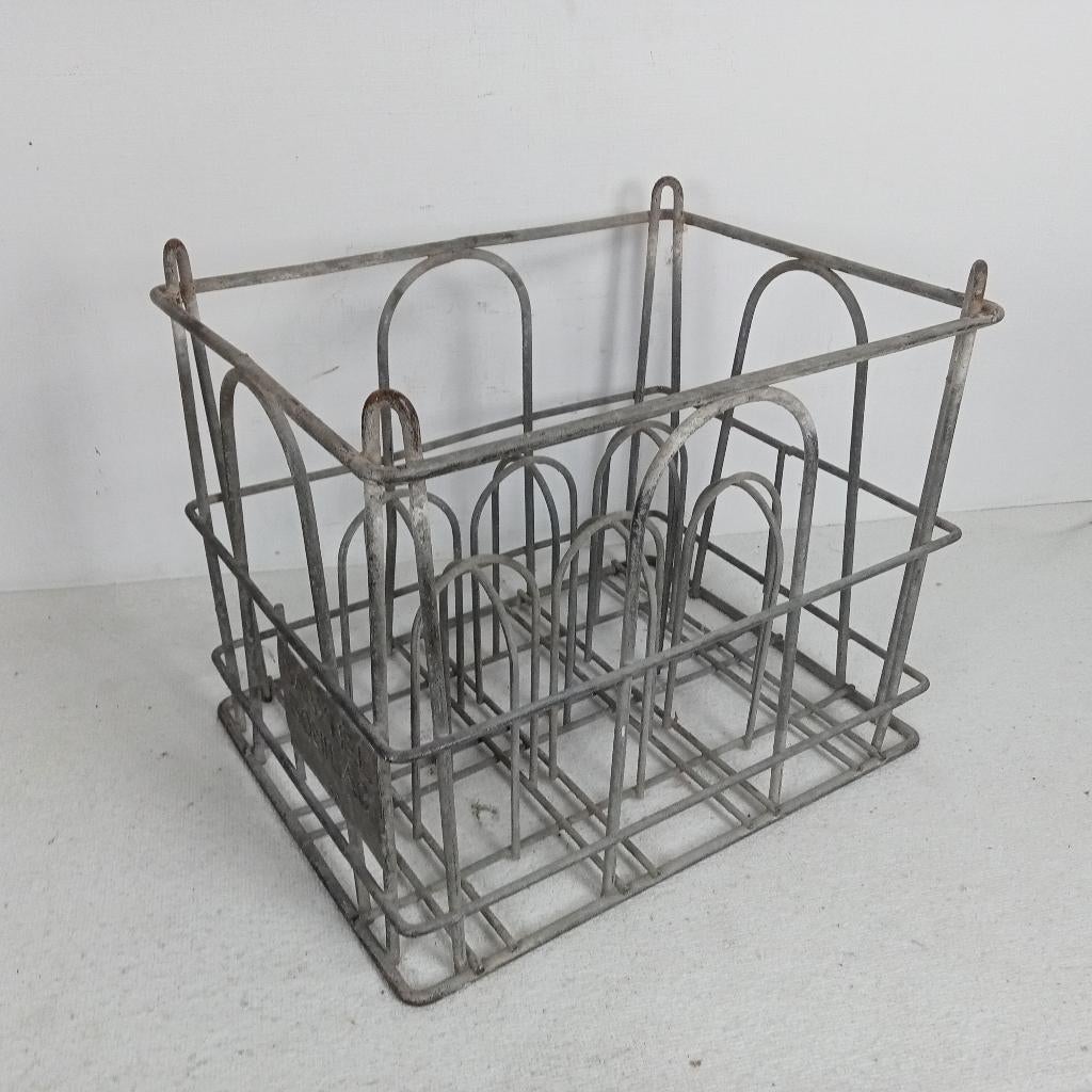Melkkrat 1963 van Babymel Bonilac, Huis en Inrichting, Woonaccessoires | Wijnrekken, Gebruikt, Minder dan 50 cm, Metaal, 5 tot 15 flessen