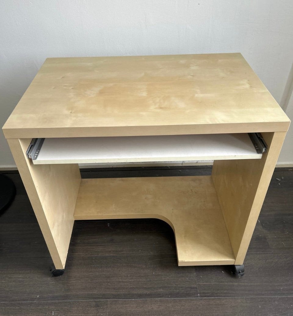 Computermebul/tafel met willetje, Ophalen, Zo goed als nieuw, 40 tot 80 cm, 70 tot 120 cm