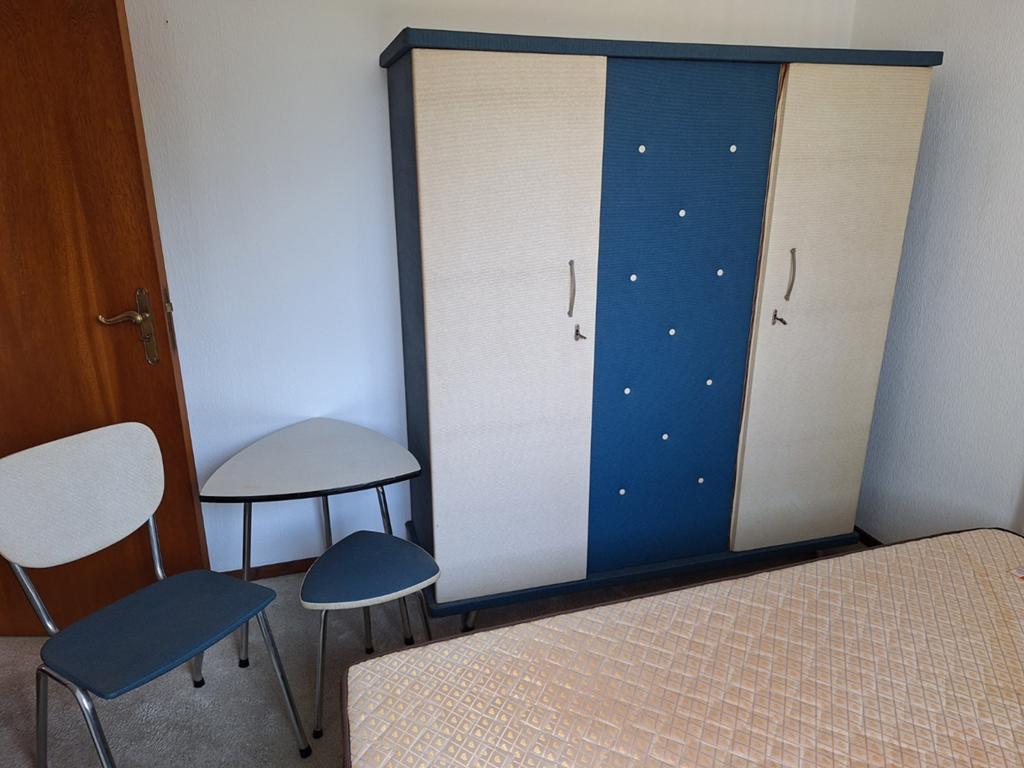Slaapkamer jaren 60, vintage, blauw, Ophalen, Gebruikt, Blauw, Eén