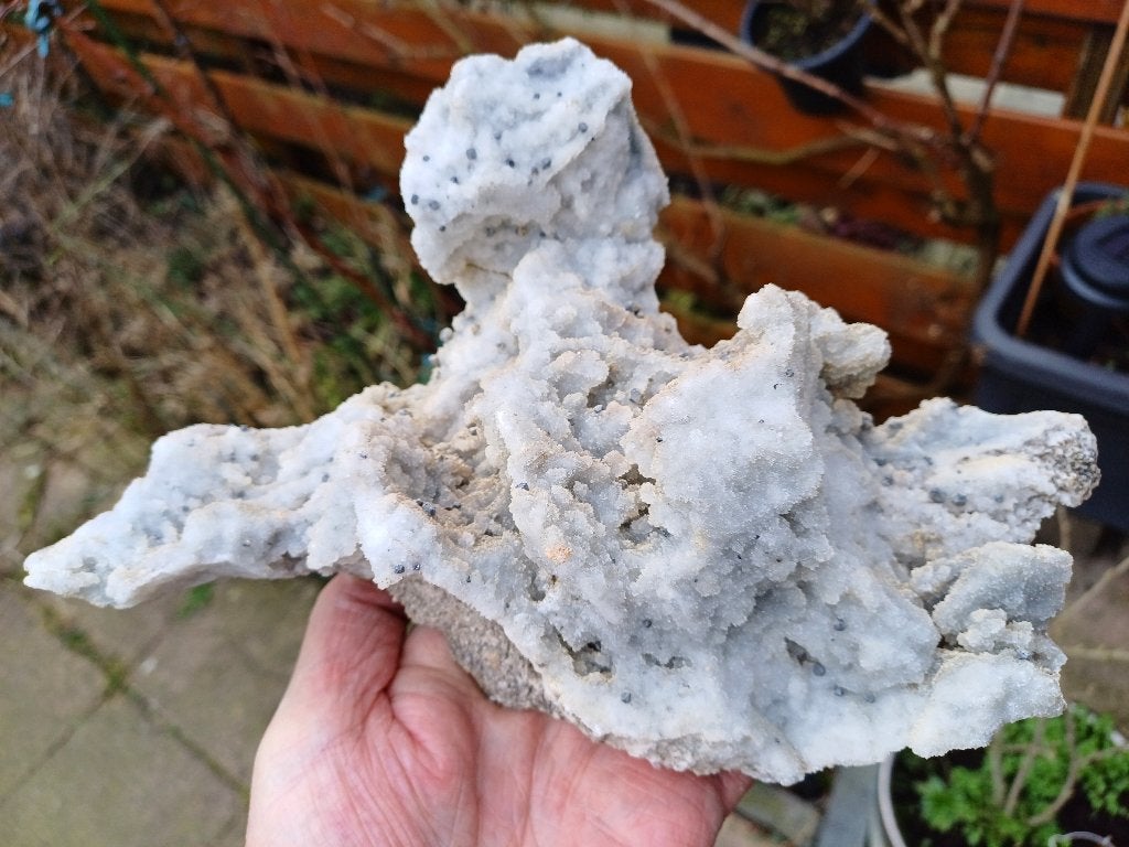 D42-07 Groot stuk Chalcedoon Krushev Dol Madan Bulgarije, Ophalen of Verzenden, Mineraal