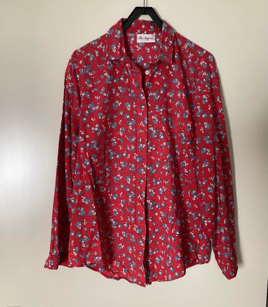 La Ligna Blouse maat 42, Ophalen of Verzenden, Zo goed als nieuw, Maat 42/44 (L), Rood