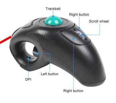 Voor presentaties: Air mouse/trackball met laser pointer ️, Ophalen of Verzenden, Zo goed als nieuw, Draadloos, Overige typen