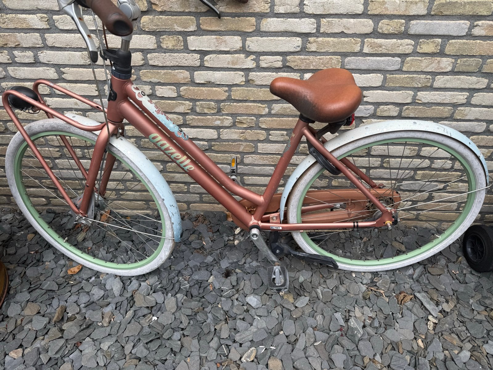 Gazelle tienerfiets - Meisjesfiets - 26 inch, Fietsen en Brommers, Fietsen | Meisjes, Gebruikt, Velgrem, Handrem, Ophalen