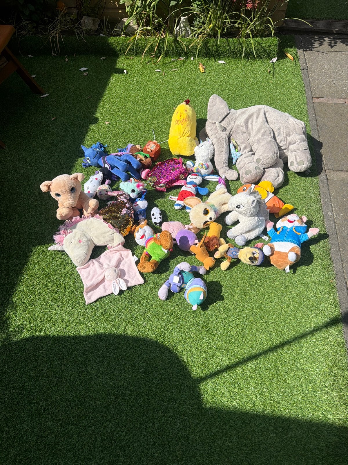 Grote partij knuffels, diverse soorten en maten, Ophalen, Gebruikt, Overige typen, Middelgroot (20 tot 80 cm)