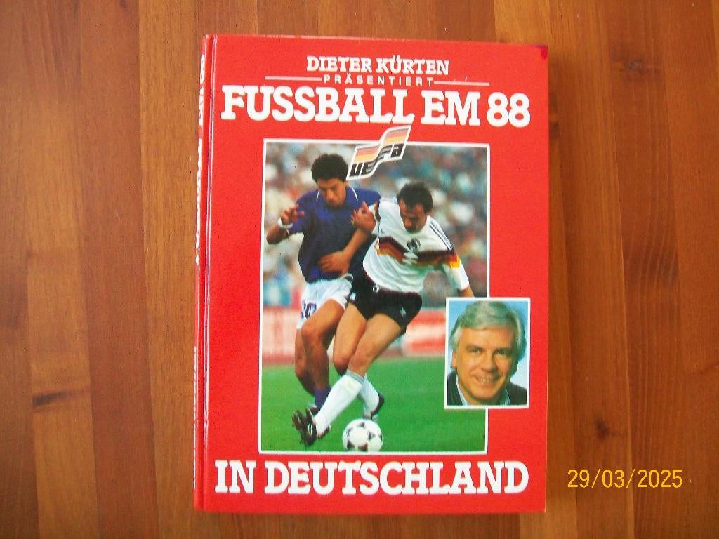 Fussball EM 88 - Dieter Kürten ( EK Voetbal 1988 Duitsland), Verzenden, Zo goed als nieuw, Buitenlandse clubs, Boek of Tijdschrift