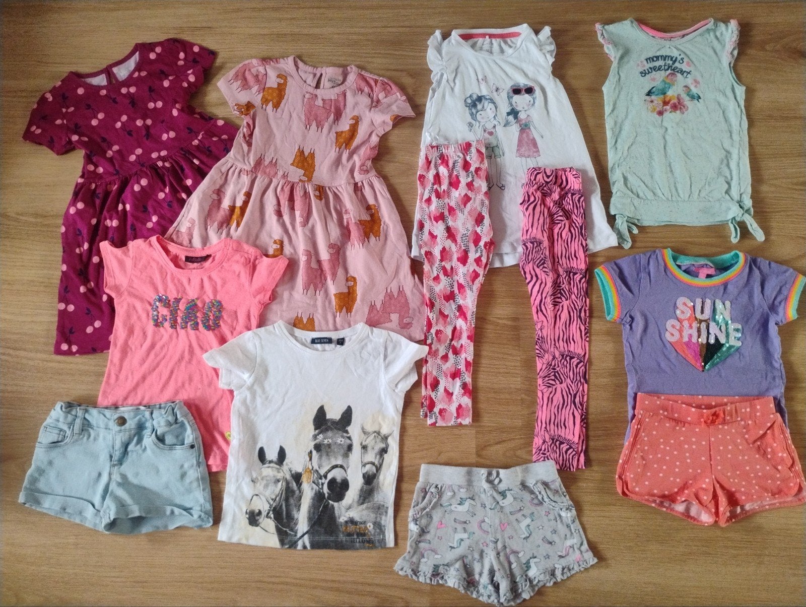 Zomers kledingpakket meisjes maat 104 - Jurkjes, sets, Ophalen of Verzenden, Zo goed als nieuw, Maat 104