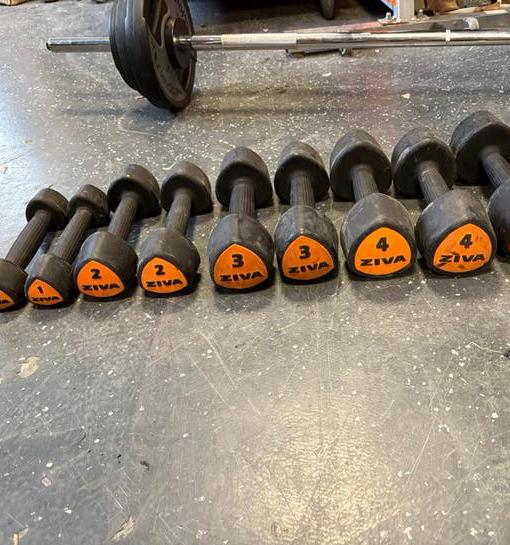 Ziva dumbbells 1-4 kg dumbbell set gewichten, Dumbbell, Gebruikt, Dumbbells, Ziva