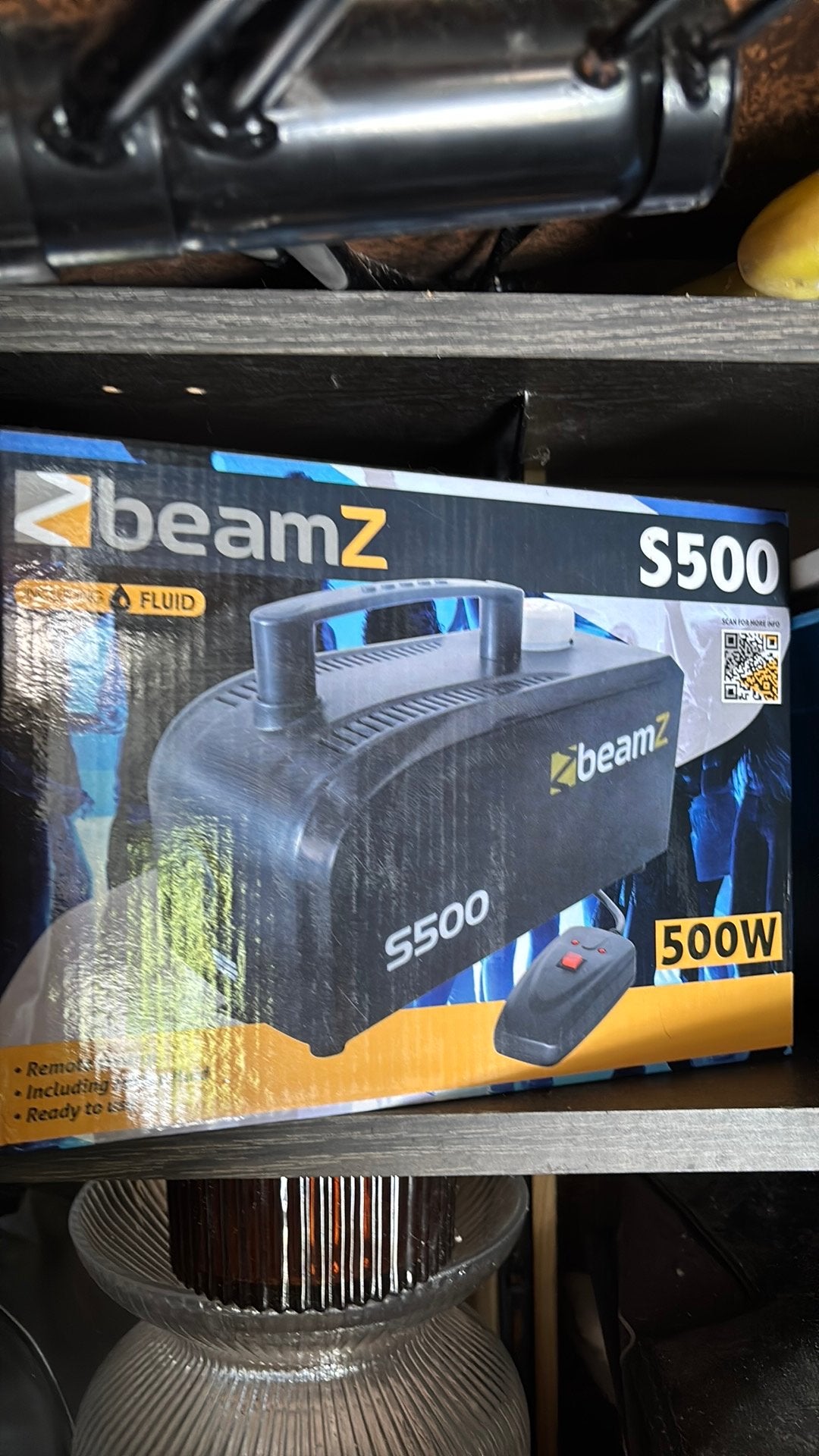 Rookmachine BeamZ S500, Muziek en Instrumenten, Licht en Laser, Ophalen of Verzenden, Zo goed als nieuw, Rookmachine