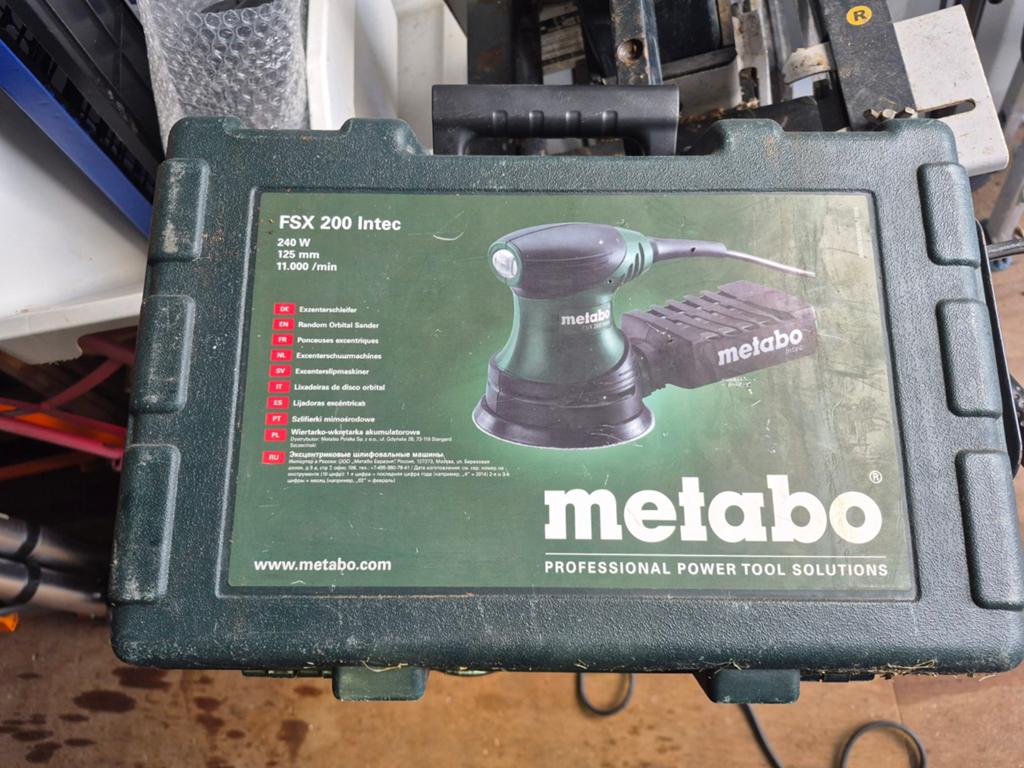 Metabo FSX200 schuurmachine 220V, Doe-het-zelf en Verbouw, Gereedschap | Schuurmachines, Ophalen of Verzenden, Minder dan 600 watt