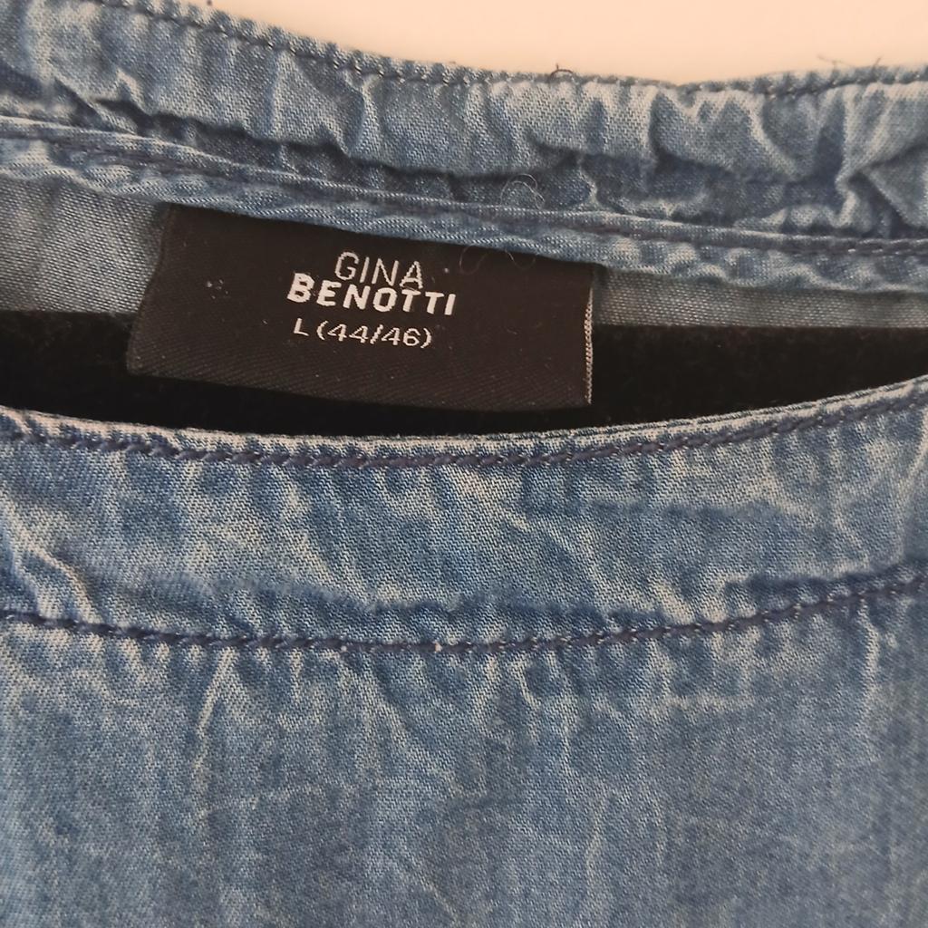 Nieuwe spijkerstof jurk/tuniek, Ophalen of Verzenden, Nieuw, Blauw, Boven de knie