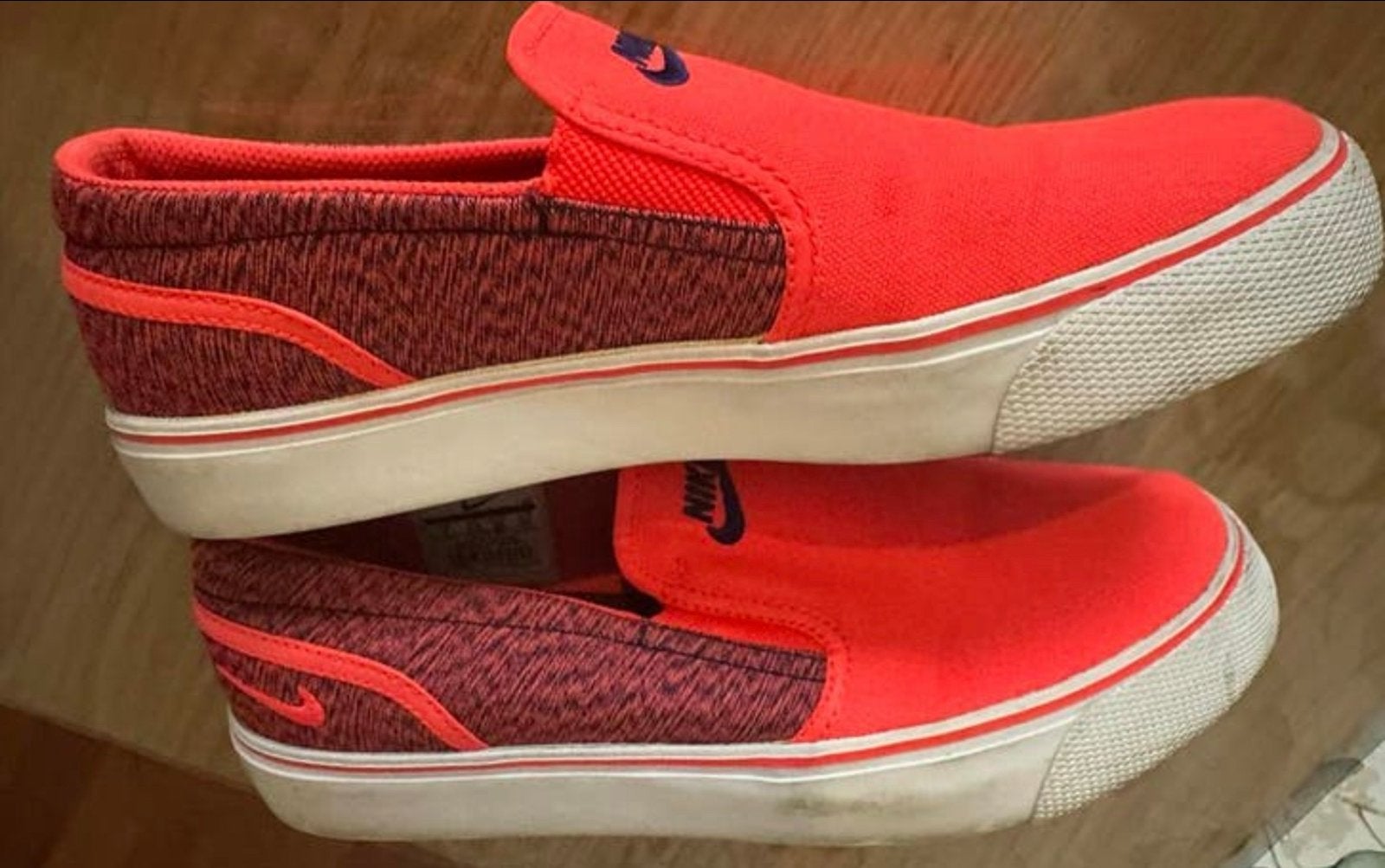 Nike instappers maat 38 - Zo goed als nieuw, Instappers, Oranje, Ophalen of Verzenden, Zo goed als nieuw