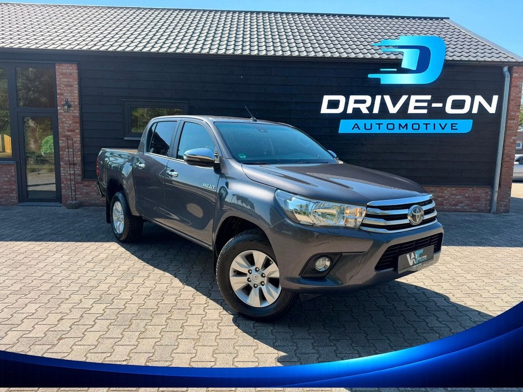 Toyota HiLux 2.4 D-4D - Marge - 5 Persoons - Automaat - 3500, Automaat, Stof, Gebruikt, Zwart