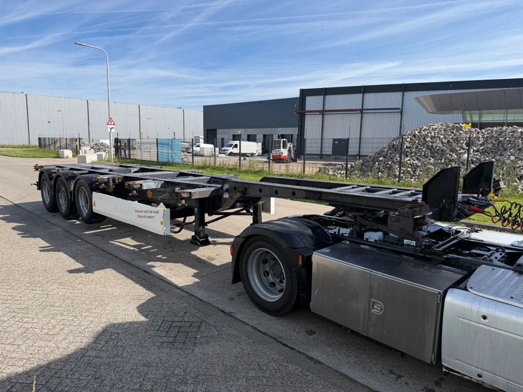 Krone Container Chassis Lift Axle SUPER SLIDING / BPW / 20/3, Auto's, Overige brandstoffen, Bedrijf, Aanhangers en Opleggers, Te koop