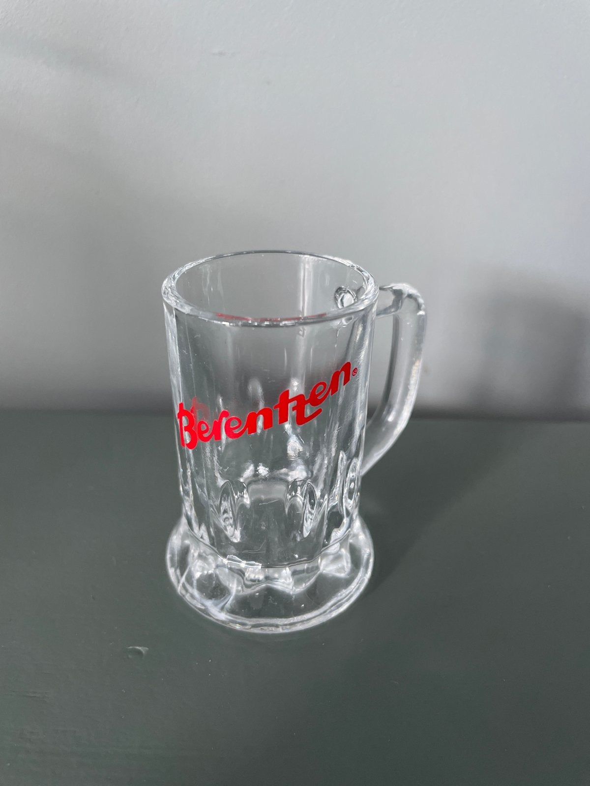 Berentzen borrelglas - klein bierpul design, Verzamelen, Ophalen of Verzenden, Gebruikt, Borrel- of Shotglas