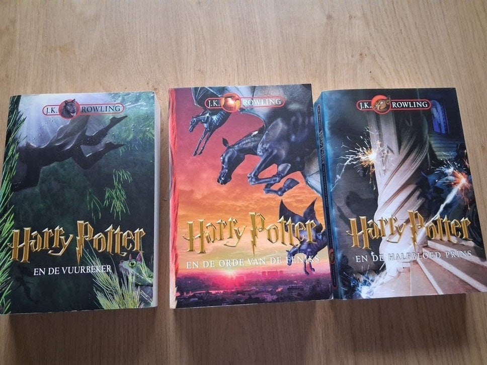 Harry Potter paperback set - 3 boeken, Ophalen of Verzenden, Zo goed als nieuw
