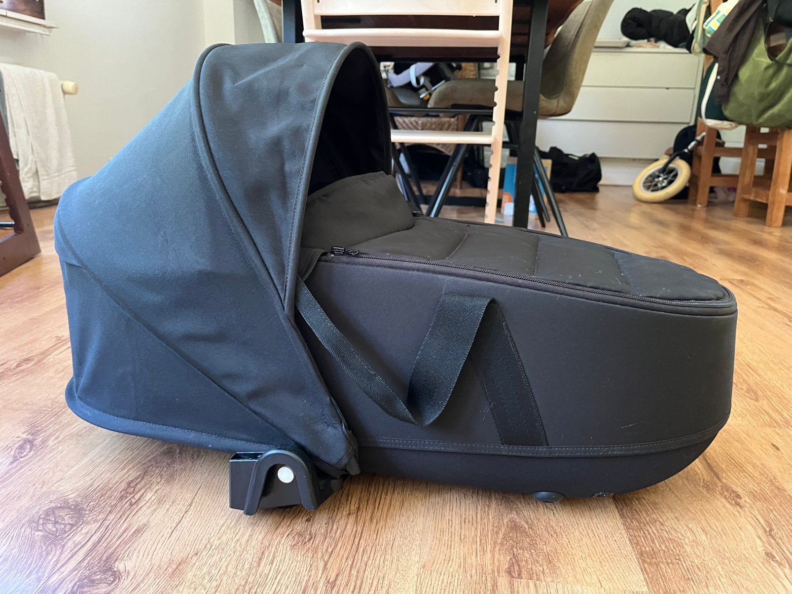 Stokke YOYO Babyzen reiswieg + raincover en adapters, Ophalen, Zo goed als nieuw, Overige merken