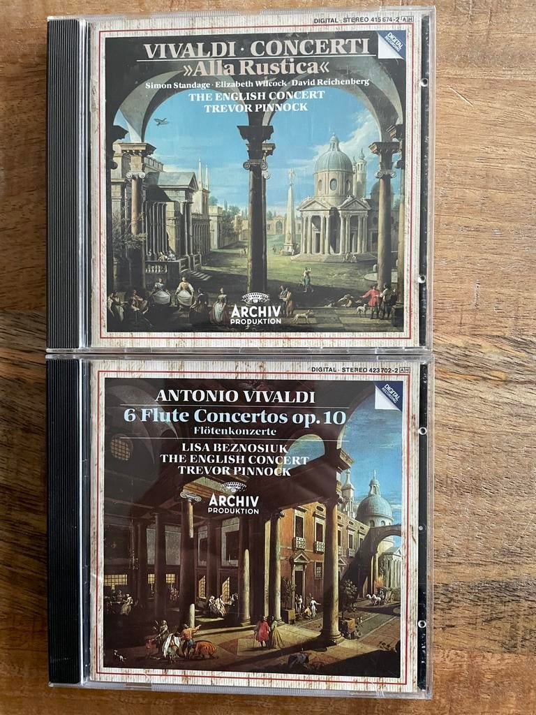 Vivaldi Concerti Alla Rustica & 6 Flute Concertos op. 10, Ophalen of Verzenden, Barok, Gebruikt, Orkest of Ballet