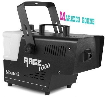 Rookmachine, Smoke machine, 1000watt, Afstandsbed, Rage1000, Info@marbeco.com, Rookmachine, Nieuw, BeamZ