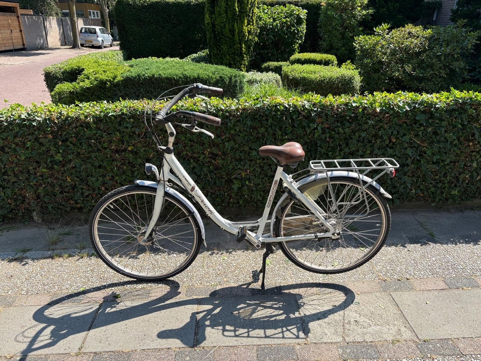 Puch Elegance Plus dames moederfiets wit, Ophalen