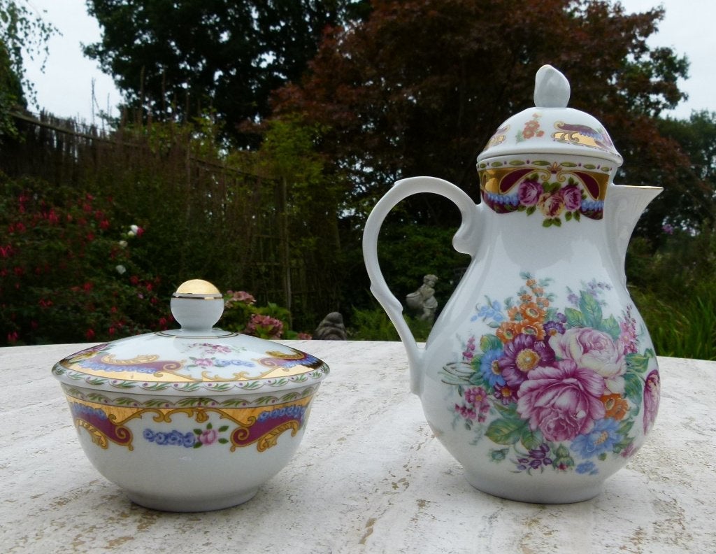 Limoges Mokka Kan + Sieraden / Bonbon Bakje, Overige merken, Nieuw, Ophalen of Verzenden, Porselein