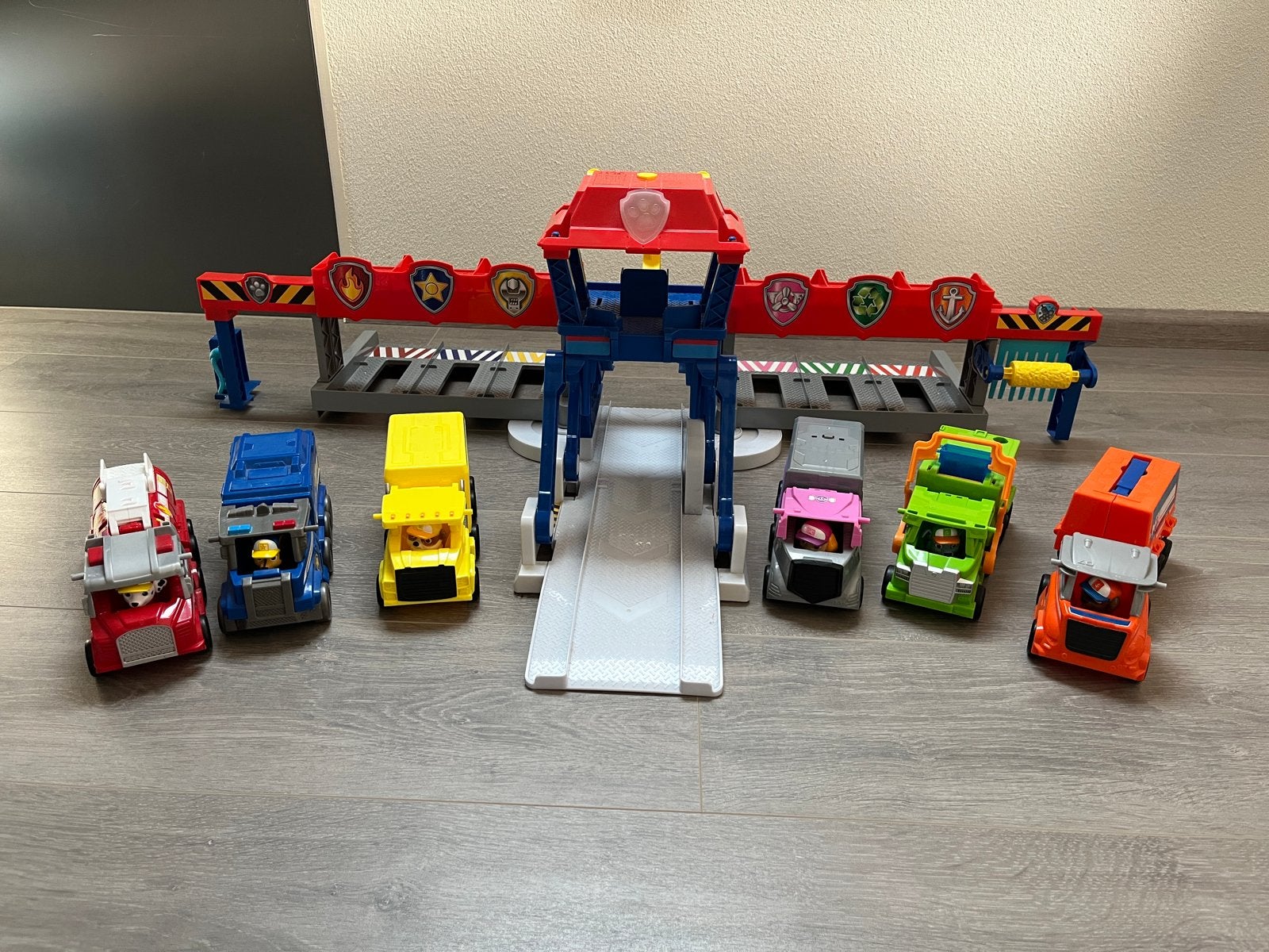 Paw Patrol Big Truck Pups Highway Rescue Hoofdkwartier, Ophalen, Zo goed als nieuw