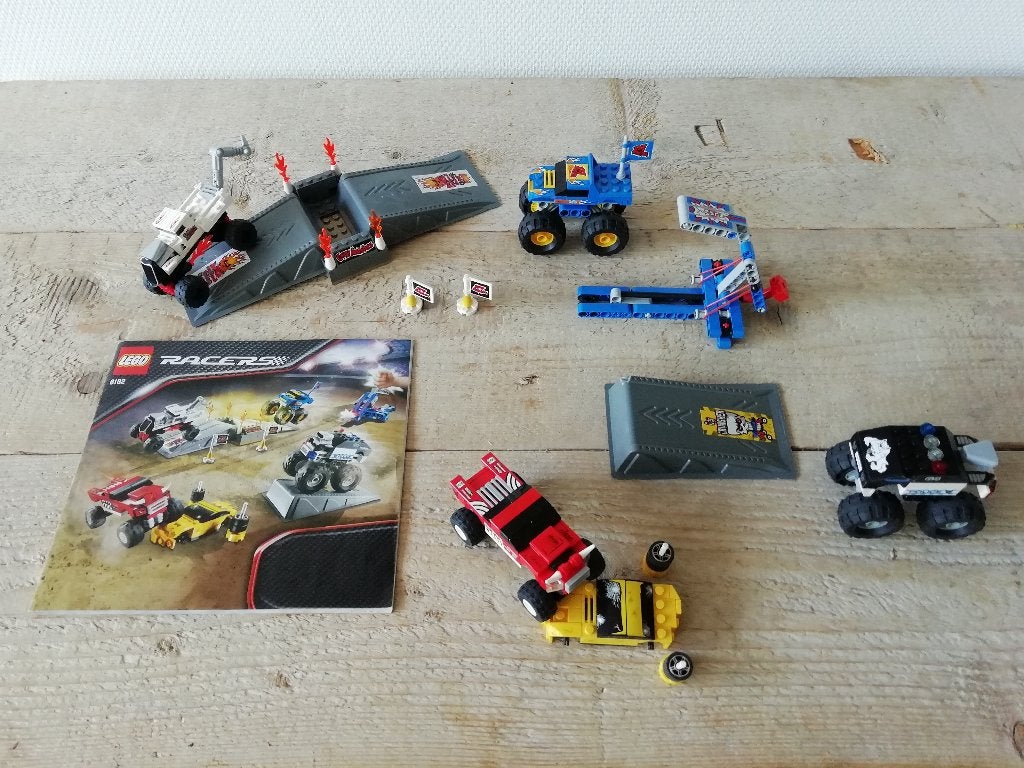 Lego Racers 8182 Monster Crusher, Lego, Inclusief instructies, Ophalen of Verzenden, Zo goed als nieuw