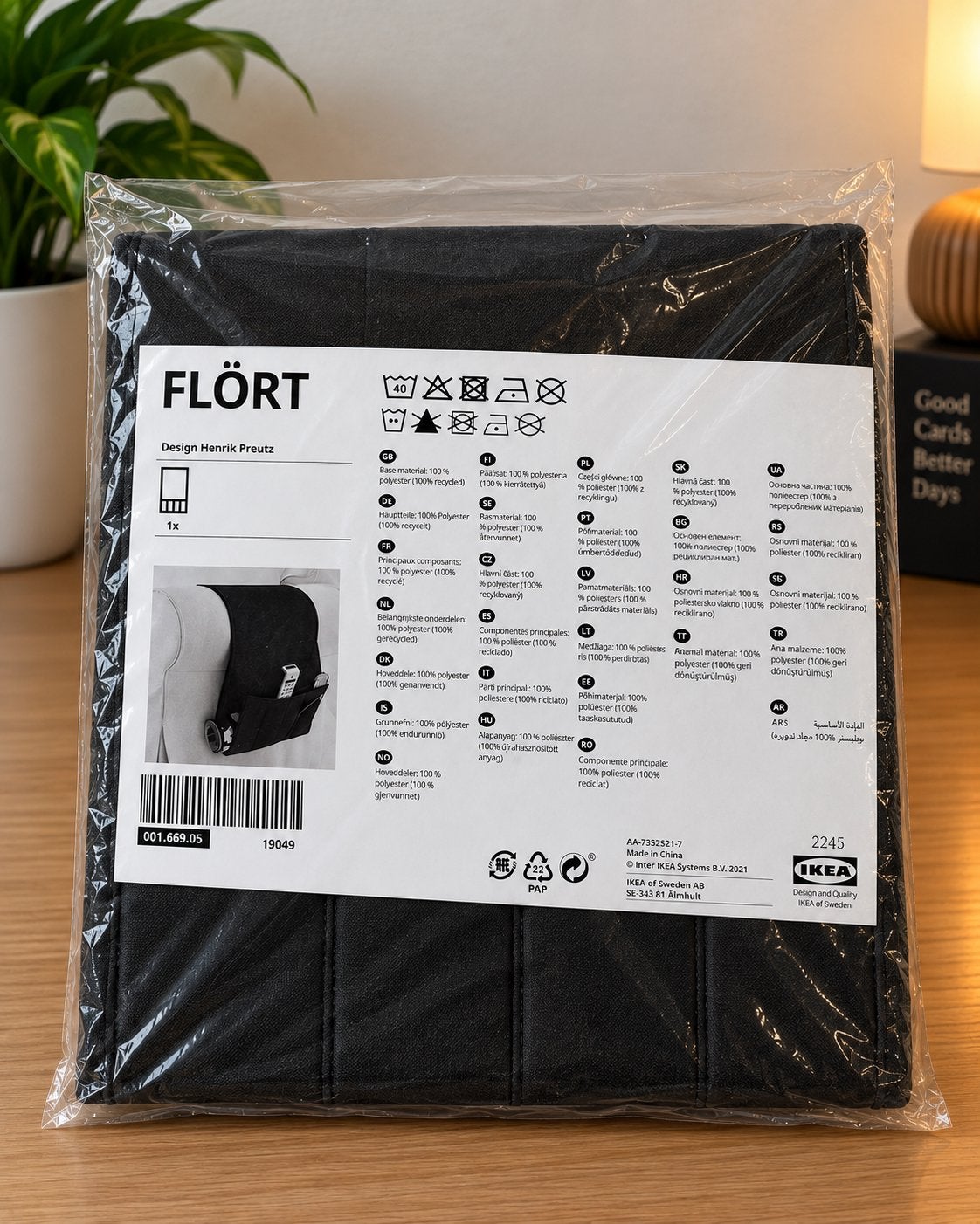 Ikea Flört Organizer - Nieuw in verpakking, Ophalen of Verzenden, Nieuw, Zwart, Textiel