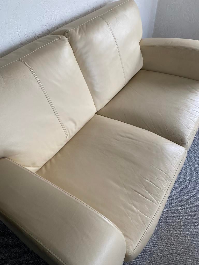 Bankstel/ salon tafel, Huis en Inrichting, Banken | Bankstellen, Ophalen, Gebruikt, 75 tot 100 cm, Rechte bank
