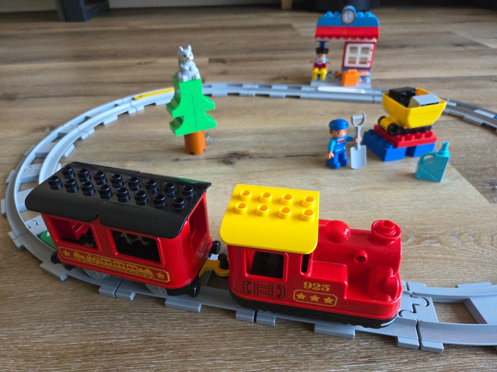 LEGO DUPLO Stoomtrein (10874), Kinderen en Baby's, Speelgoed | Duplo en Lego, Ophalen, Zo goed als nieuw, Duplo