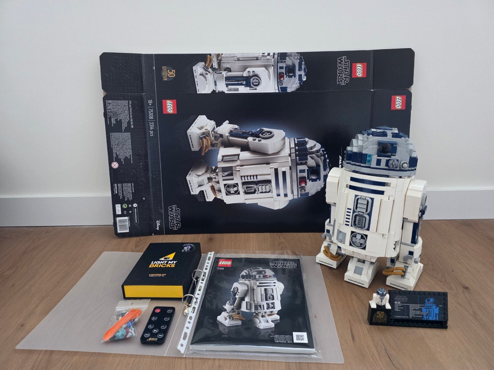 LEGO Star Wars 75308 R2-D2, Gebruikt, Star Wars, Lego, Ophalen of Verzenden