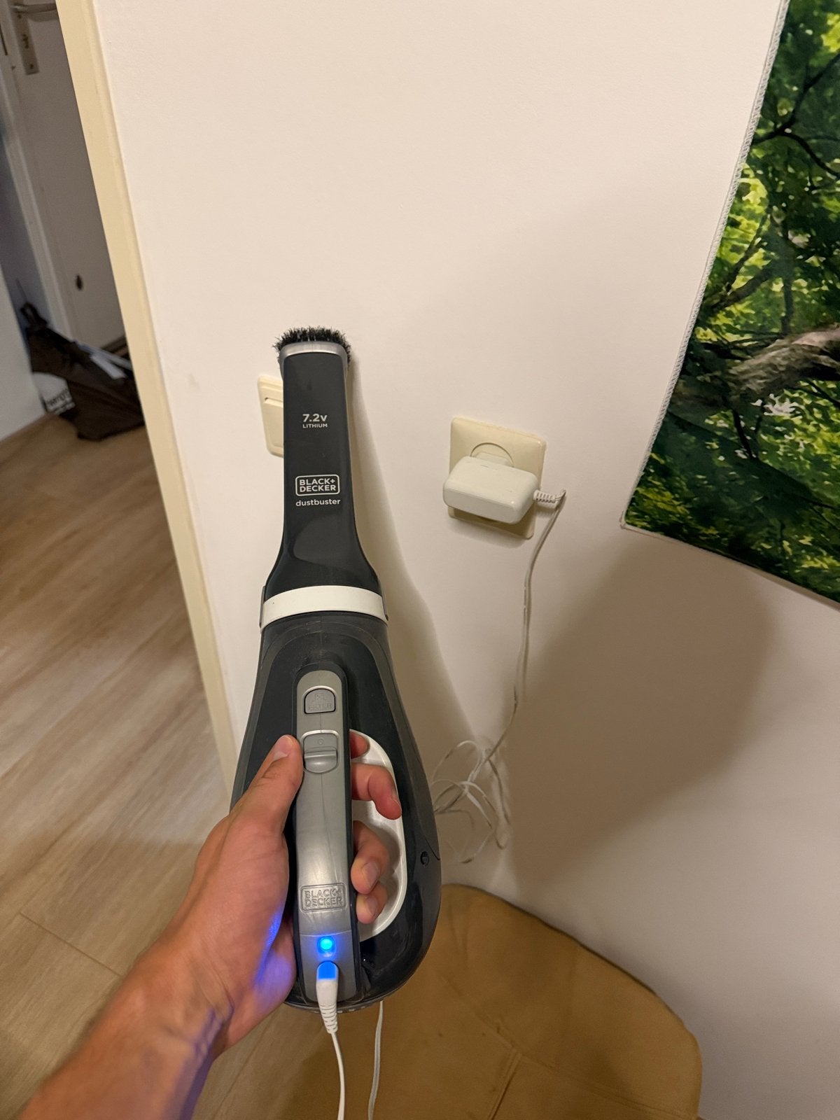 Black+Decker Kruimeldief 7.2V - Handige Draadloze Stofzuiger, Witgoed en Apparatuur, Stofzuigers, Overige merken, Gebruikt, Kruimeldief