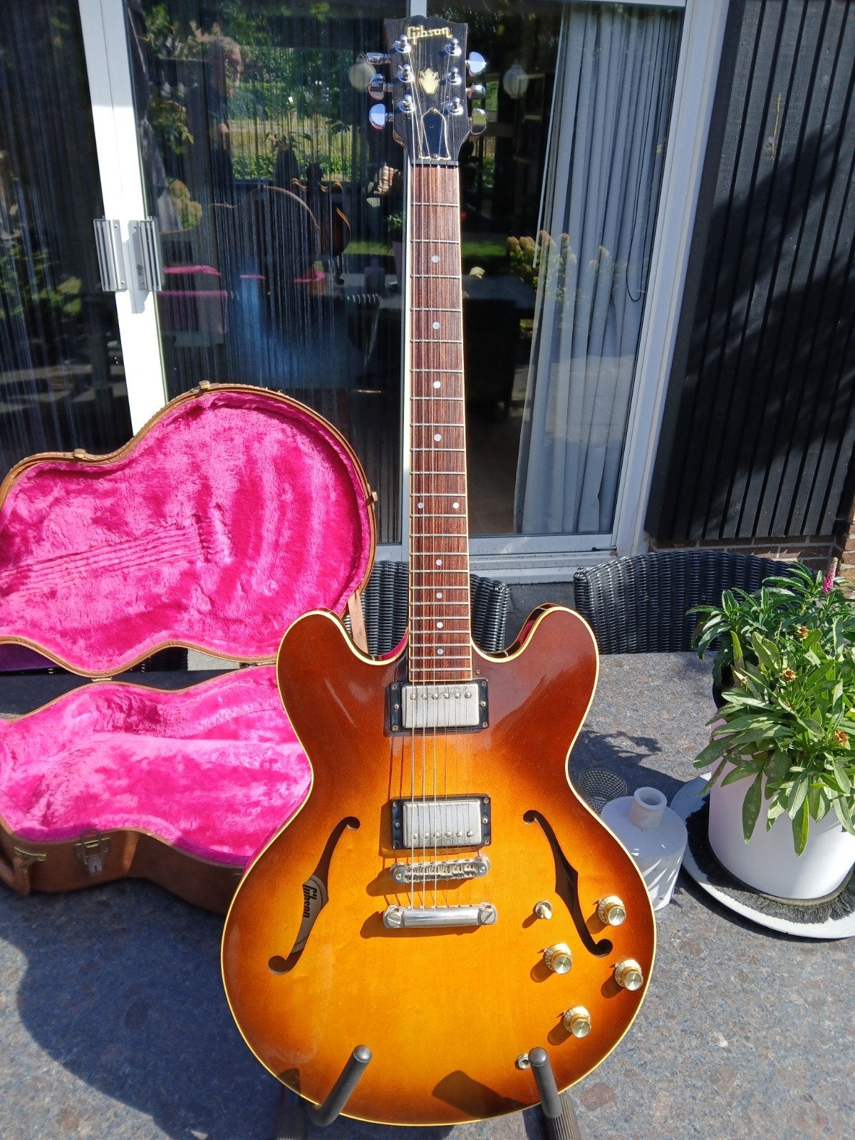 Gibson ES-335 Dot (1987, USA) Vintage Sunburst, Muziek en Instrumenten, Ophalen, Gebruikt, Semi-solid body, Gibson