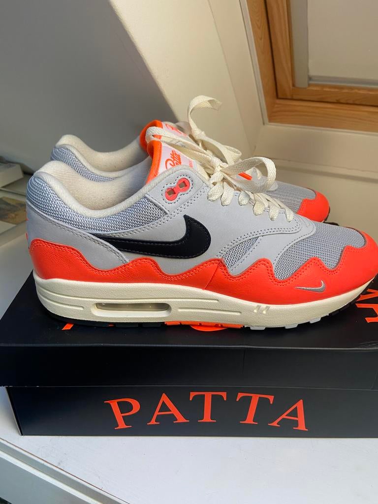 Nike air max 1 patta waves crimson EUR 44,5, Ophalen of Verzenden, Nieuw, Overige kleuren
