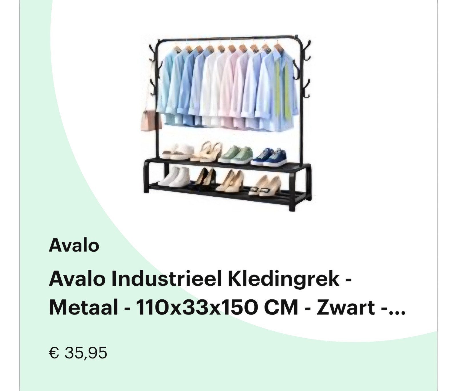 Kledingrek, Ophalen of Verzenden, Nieuw