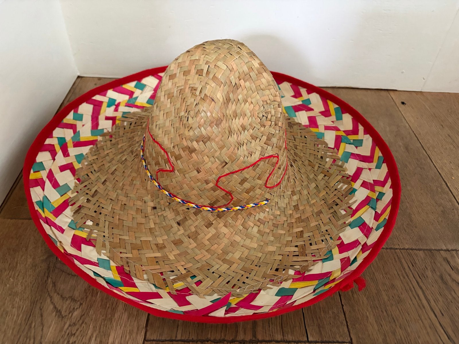 Sombrero - Kleurrijk Mexicaanse Hoed 4 stuks, Ophalen of Verzenden, Zo goed als nieuw, Hoed of Pruik, Carnaval
