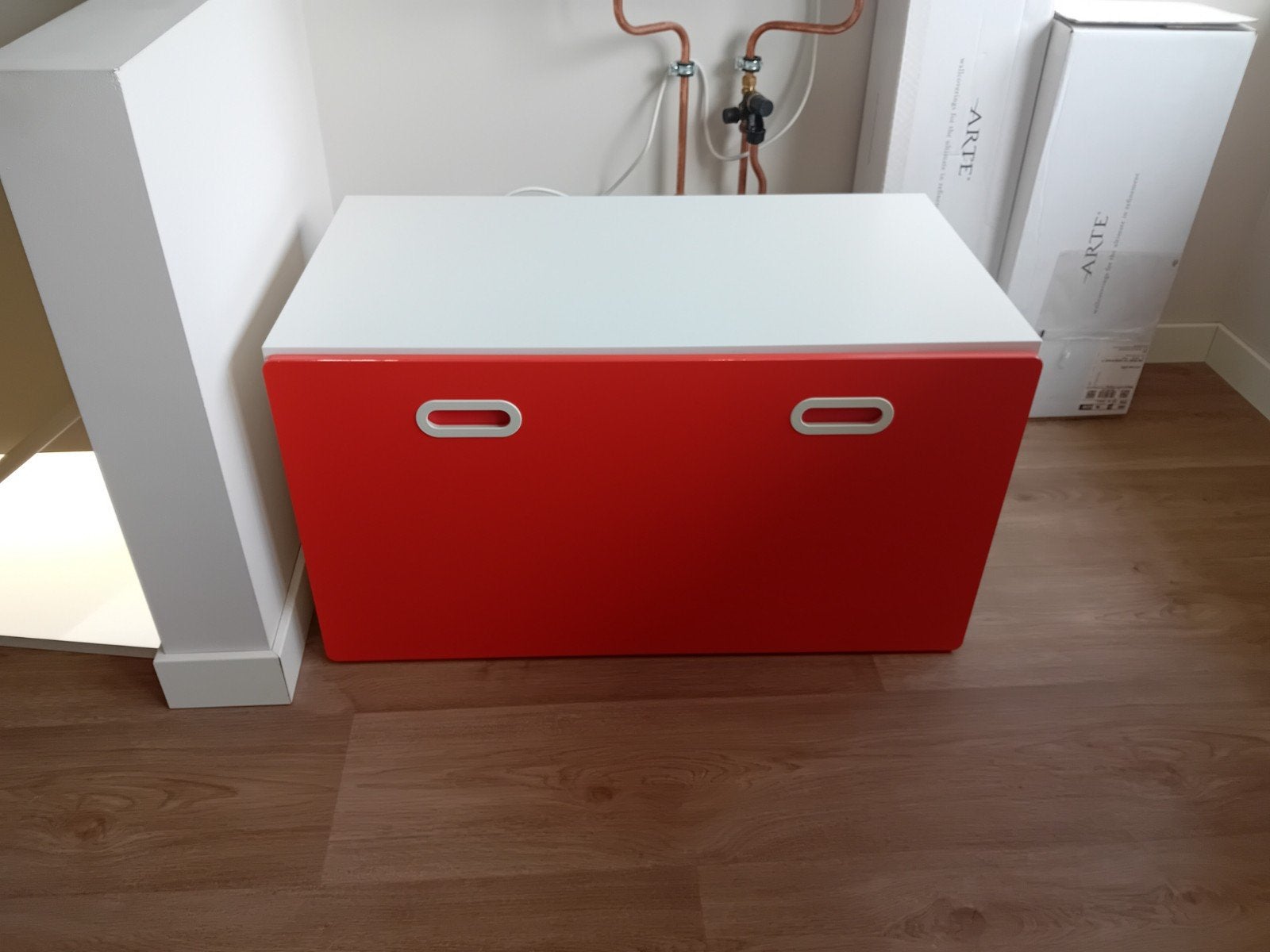 Ikea Stuva ladekast met oranje lade, Ophalen, Gebruikt