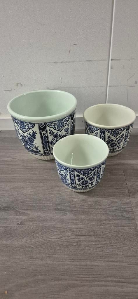 Set van 3 Royal Boch Delfts Blauw kommen, Ophalen
