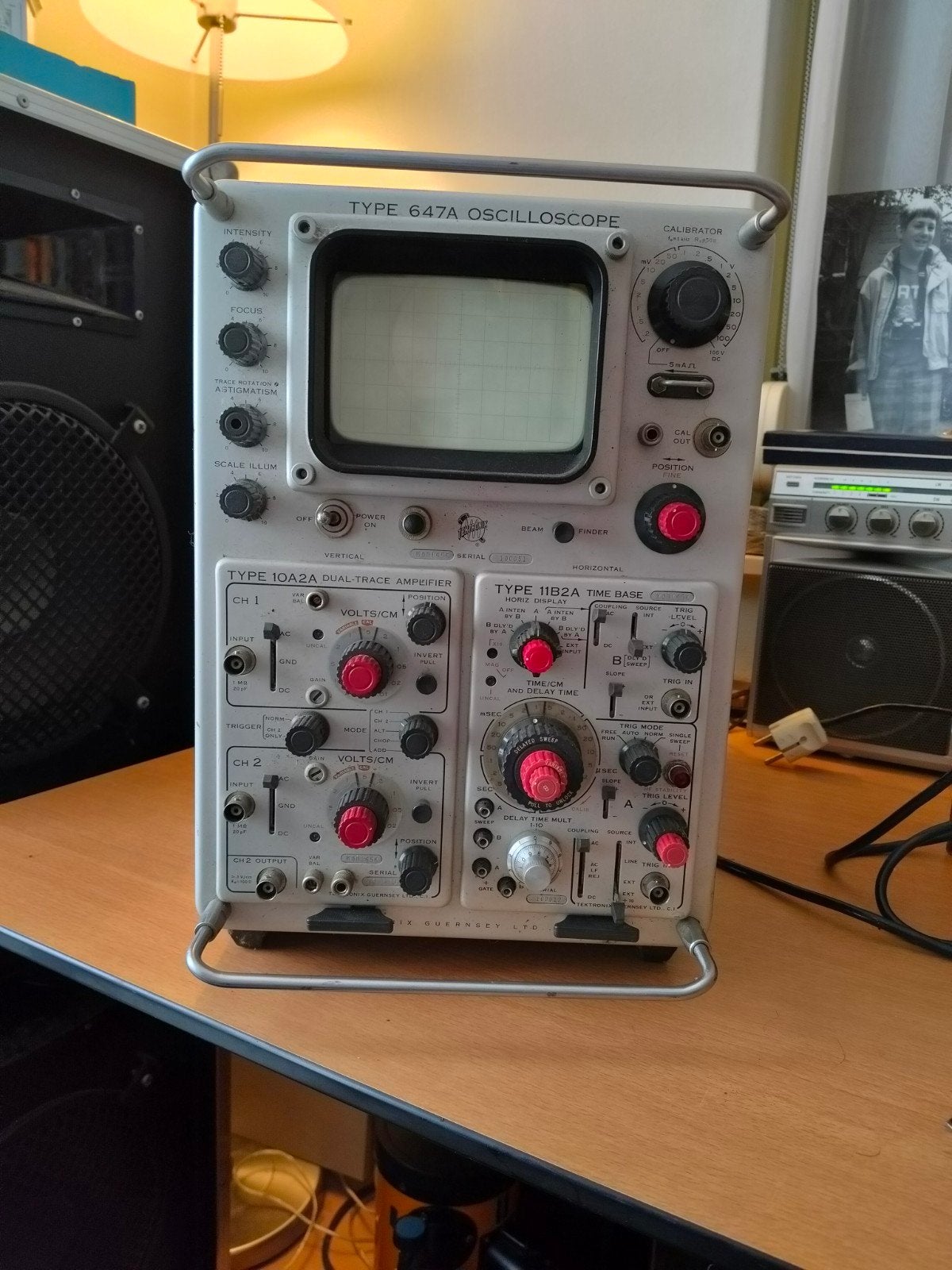 Tektronix 647a oscilloscoop - defect, Ophalen